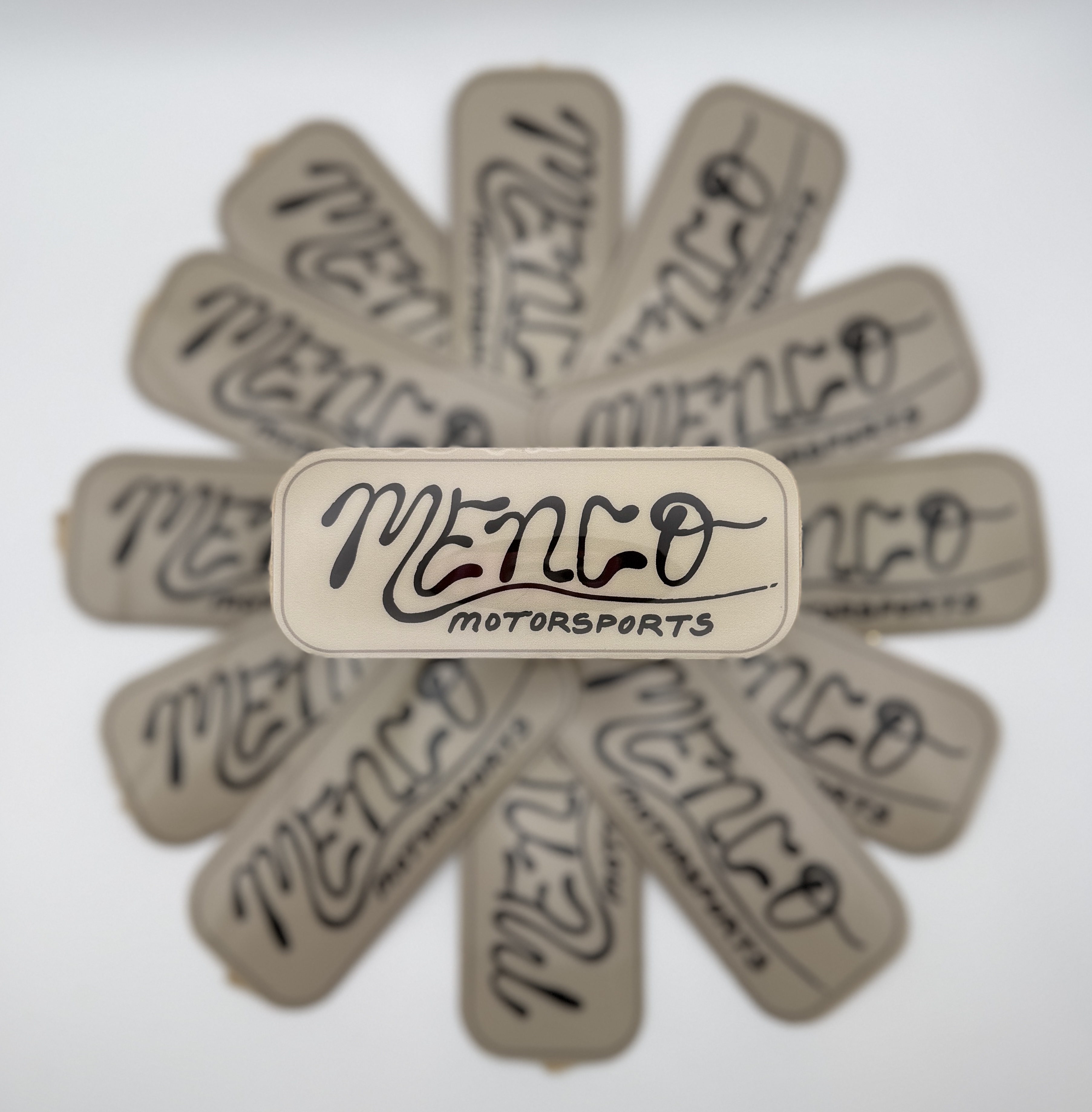 The Heritage Menco Sticker- Tan/ Black