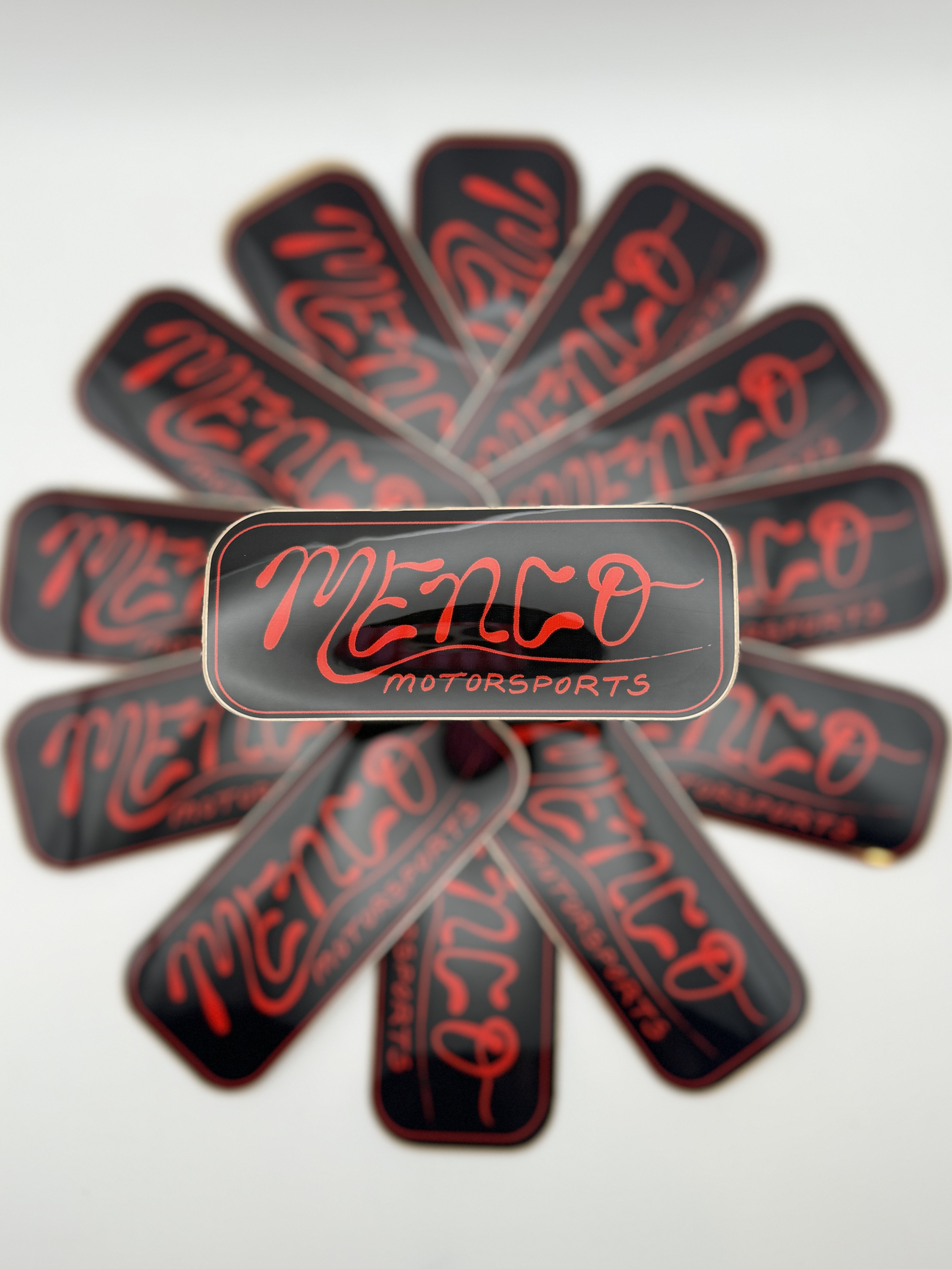 The Heritage Menco Sticker- Red/ Black